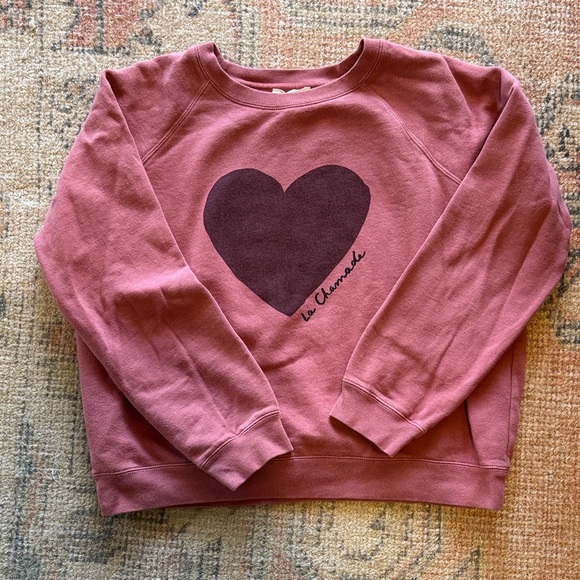 Sézane Heart Graphic Sweatshirt - Picture 2 of 4